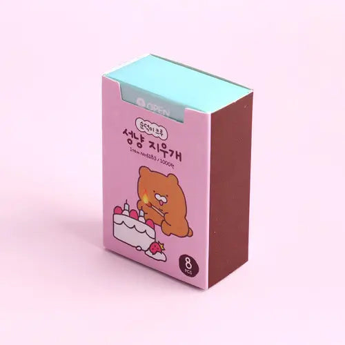 Unique Design Stationery Matches Shape Eraser