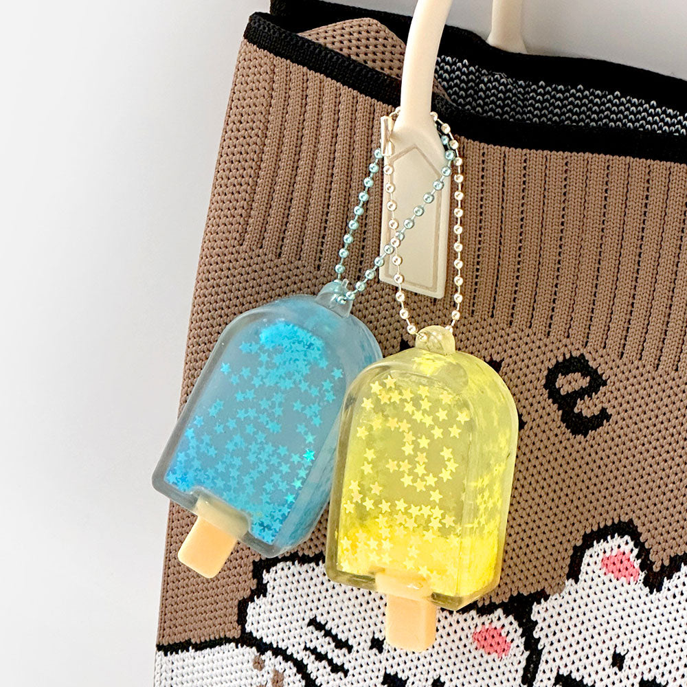 Sparkling Ice Cream Squishy Keychain