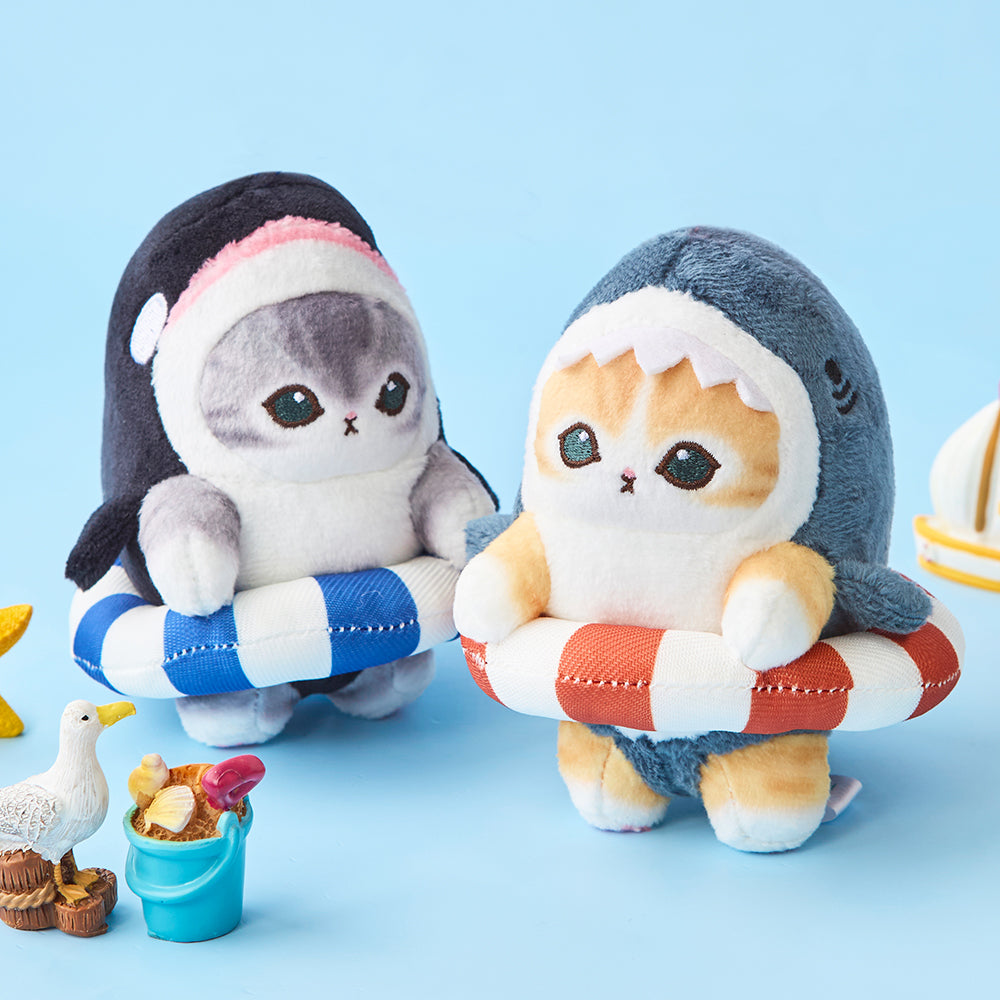 Mofusand Whale Shark Mascot Plush Keyring 11cm – Random