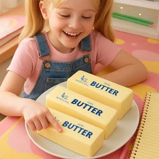 Butter Stress Ball – Soft & Slow-Rebound Squishy Toy - Luckyplanetusa