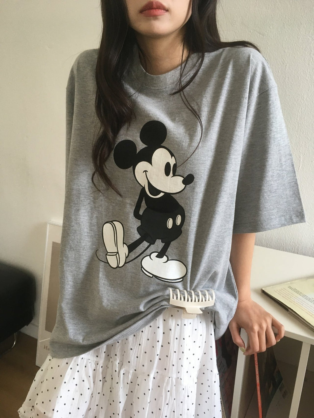 Mono Mickey Classic T-Shirt – Minimal Vintage Edition Officially Licensed - Luckyplanetusa