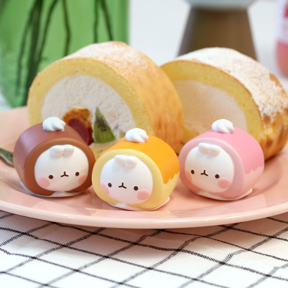 Molang Roll Cake Blind Box Figure Series