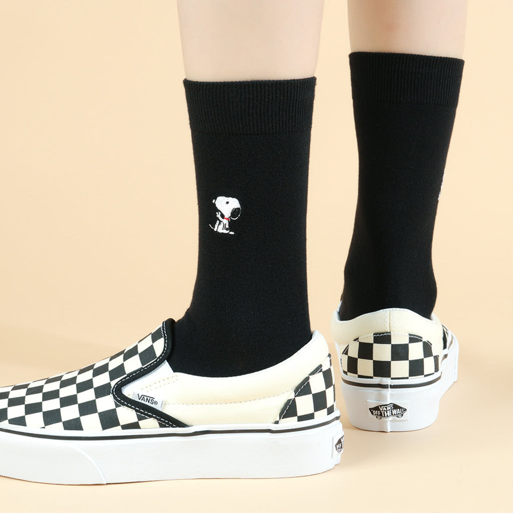 Peanuts Snoopy Embroidered Socks Gift Set 3pairs