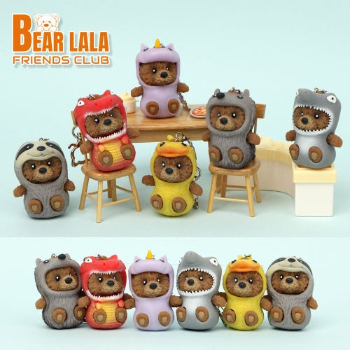 Bear Lala Friends Club Dress Up Keyring Series Vol.1 (Blind Box)