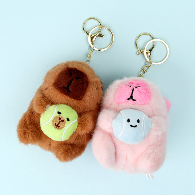 I Love Ball Capybara Plush Keyring (Random)