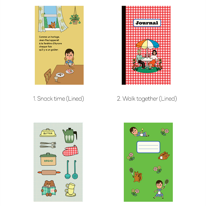 1537 Vintage Handy notebooks Joural 4 designs