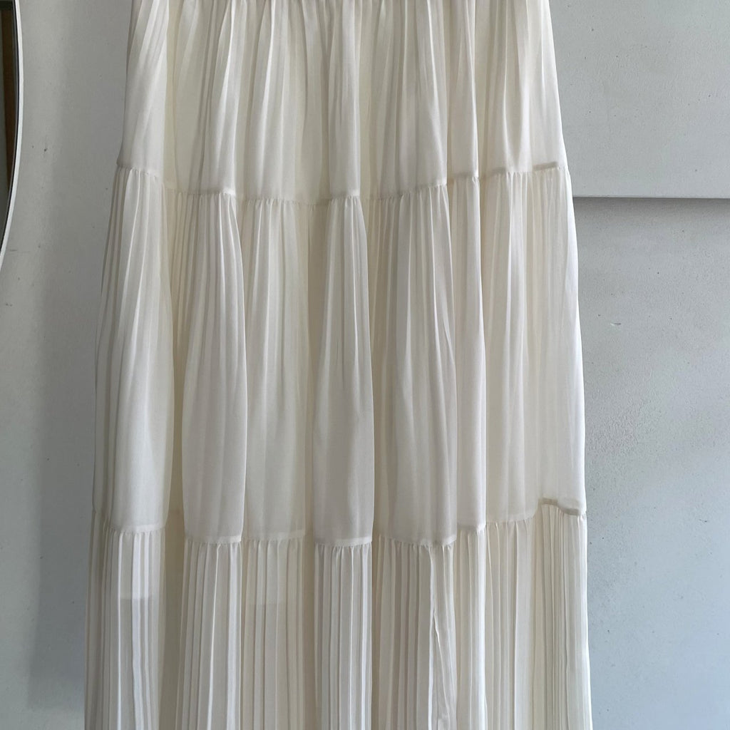 Soft Breeze Pleated Skirt Set - Luckyplanetusa