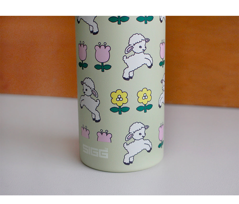SIGG On-the-Go Tumbler Vintage Lamb 1537 Design printed in Korea - Luckyplanetusa
