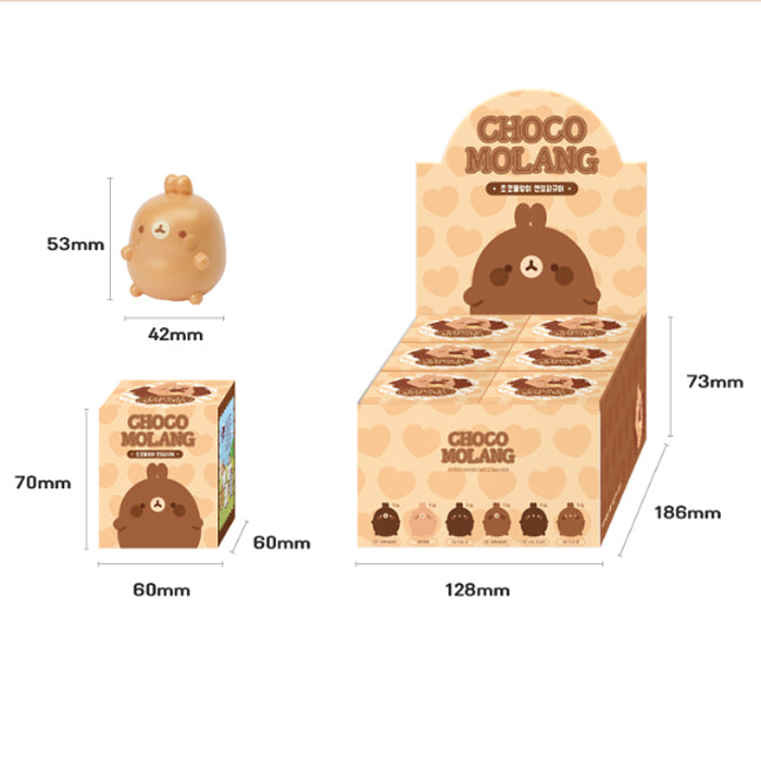 Choco Molang Blind Box Figures – Chocolate Series