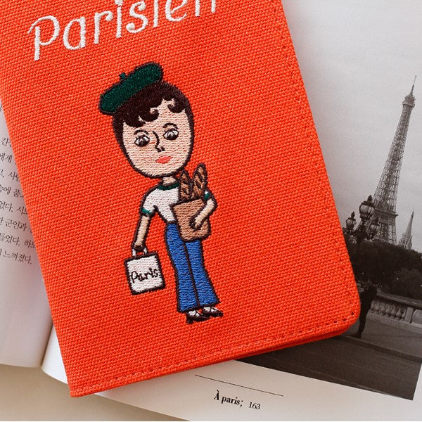 1537 Passport Cover Protect Travel Wallet-Luxury Embroidered
