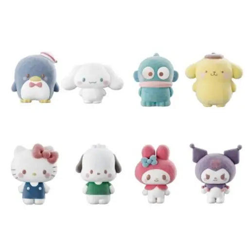Limited Bandai Sanrio Fluffy Flocked Mini Figures