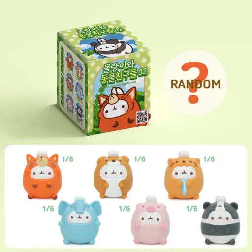 Molang & Animal Friends Random Figure Ver.2