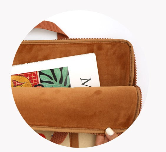 15 Laptop Macbook Case Pouch Bags with Pocket, Handle - Toast Brunch Brother Brand/ Student/office bag