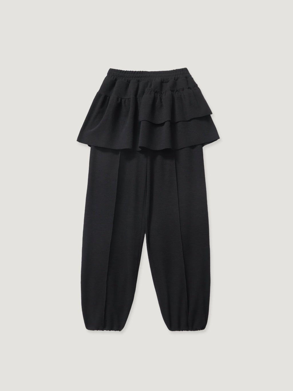 Layered Ruffle Lounge Jogger Pants Made in Korea - Luckyplanetusa