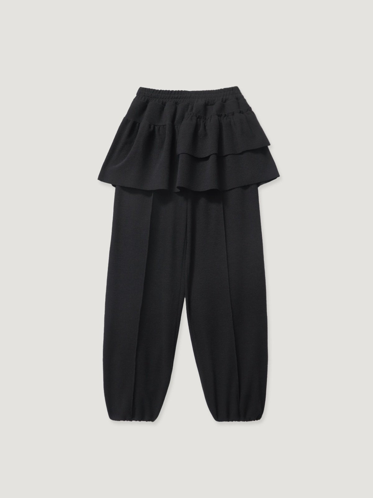 Layered Ruffle Lounge Jogger Pants Made in Korea