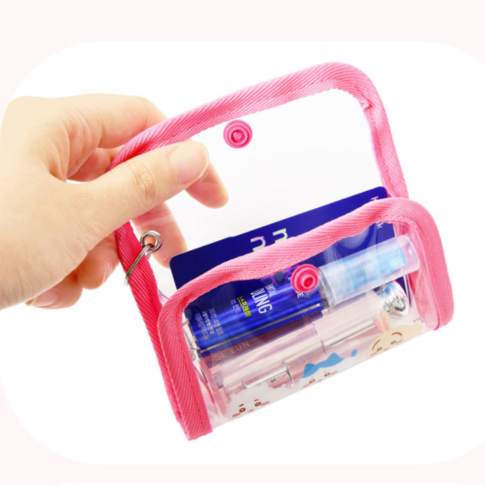 Chiikawa Official Licensed Clear Mini Pouch with Carabiner – 3 Colors