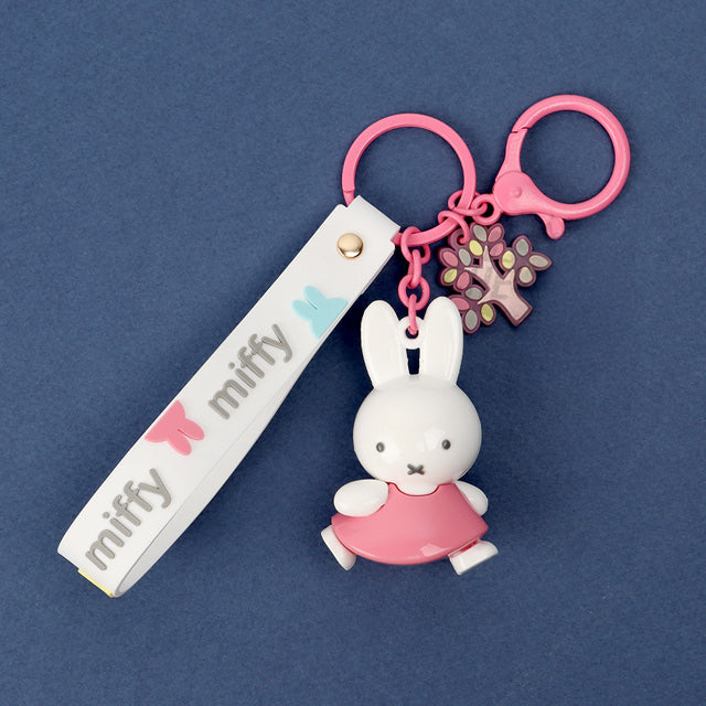Miffy Figure Keyring & Charm – Pastel & Fruits Random