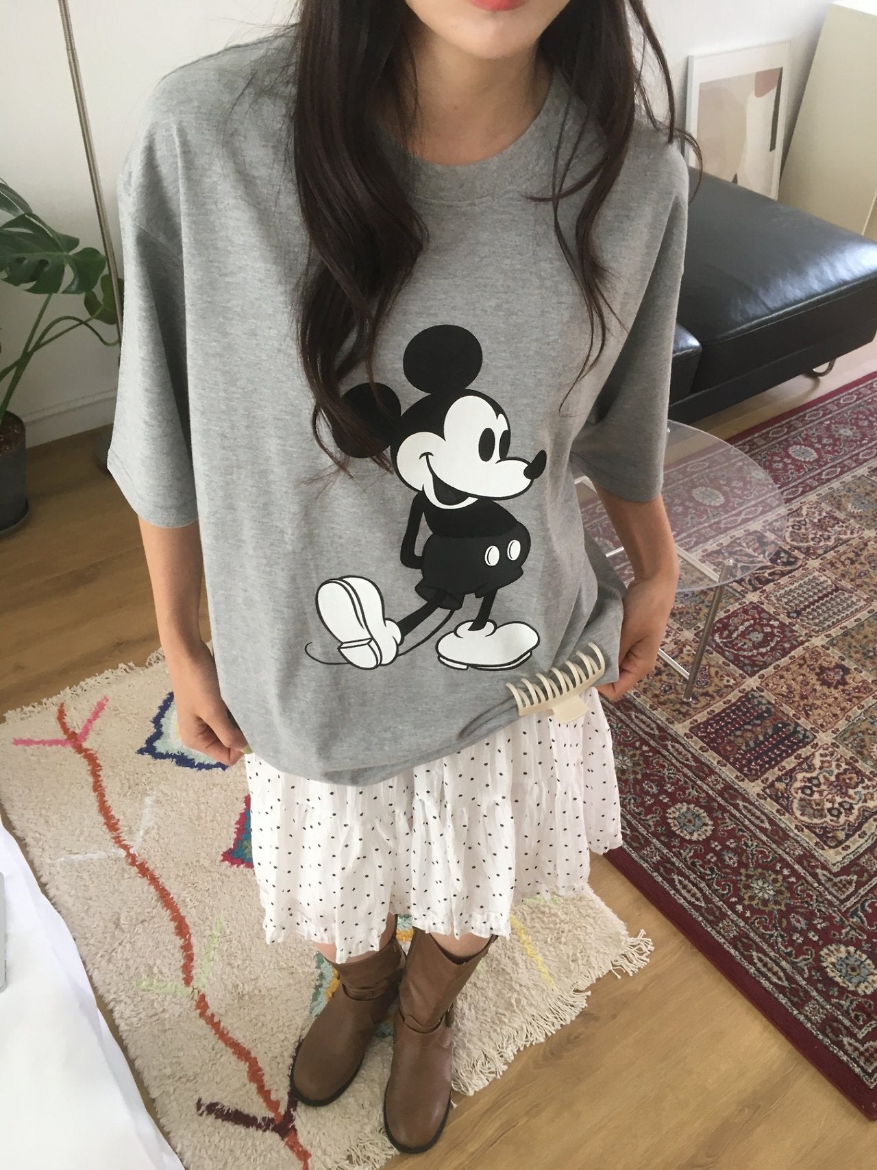 Mono Mickey Classic T-Shirt – Minimal Vintage Edition Officially Licensed - Luckyplanetusa