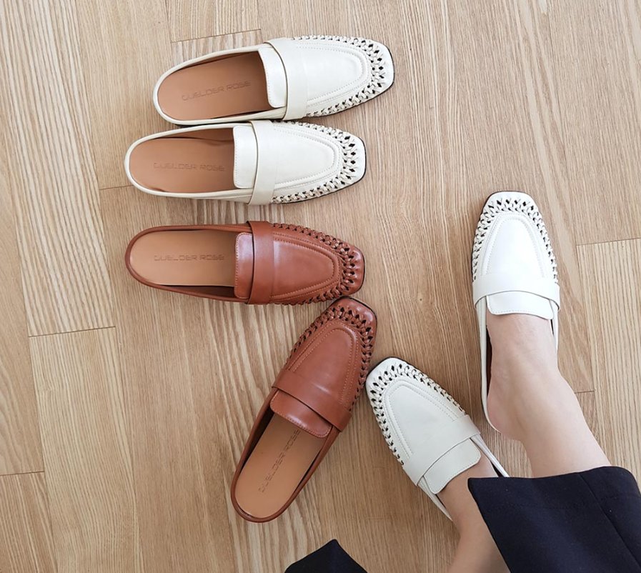 Everyday Woven Leather Mule – Soft Comfort Edition - Luckyplanetusa