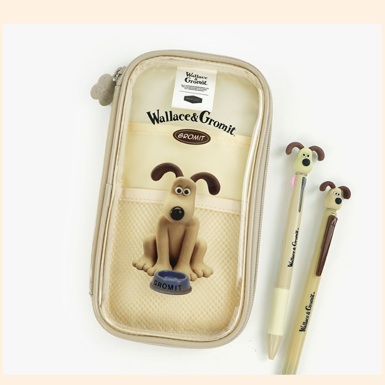 Wallace & Gromit PVC Multi Pouch – Gromit / Feathers McGraw