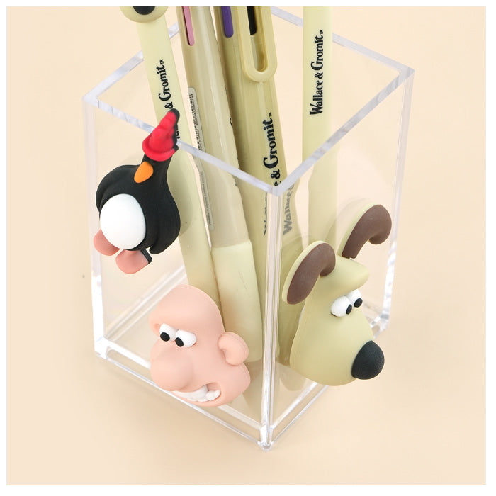 Wallace & Gromit 3D Figure Sticker Set – Desk & Gadget Decor