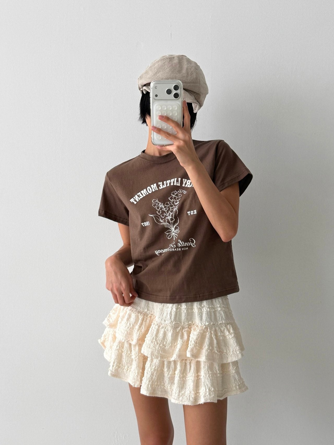 Gentle Harmony Crop Tee - Luckyplanetusa