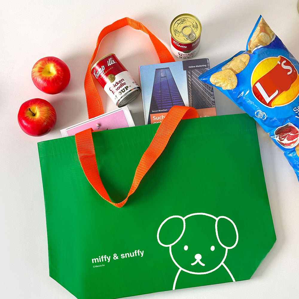 Miffy and Snuffy Large Eco Tote Bag Reusable Shopper Bag