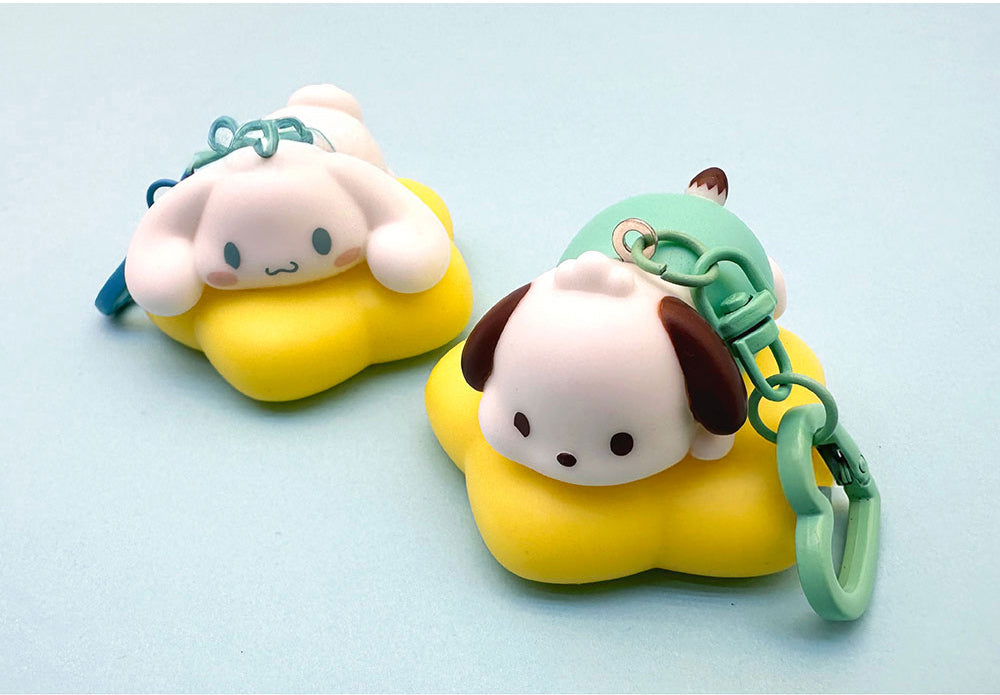 Sanrio Characters Glowing Star Cloud Figure Keyring (6 types)