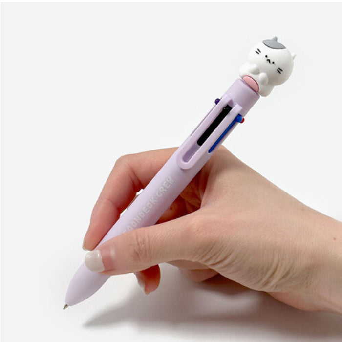 Soondeok Crew 6-Color Ballpoint Pen (0.7mm)