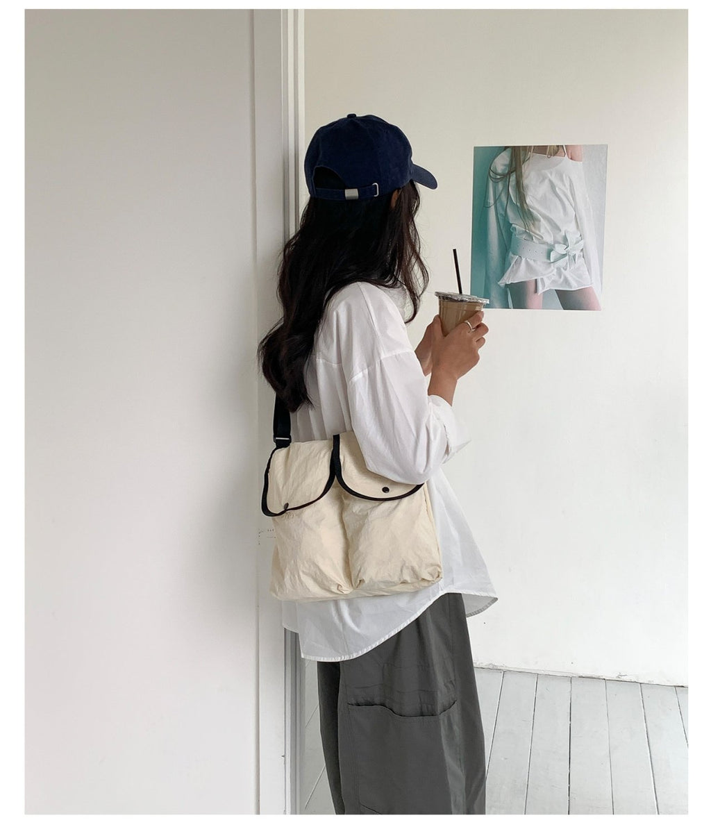 Urban Pocket Nylon Crossbody Bag - Luckyplanetusa