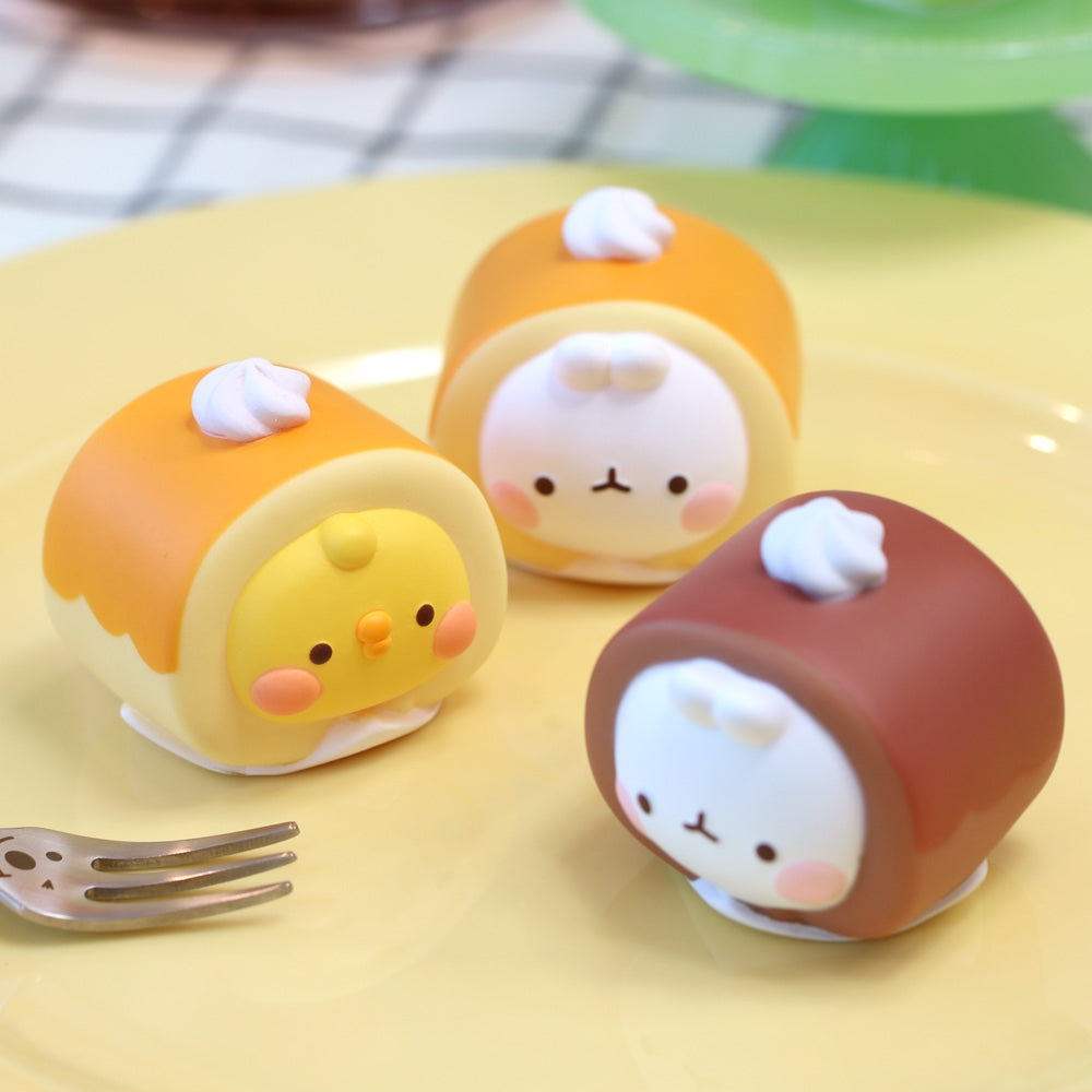 Molang Roll Cake Blind Box Figure Series
