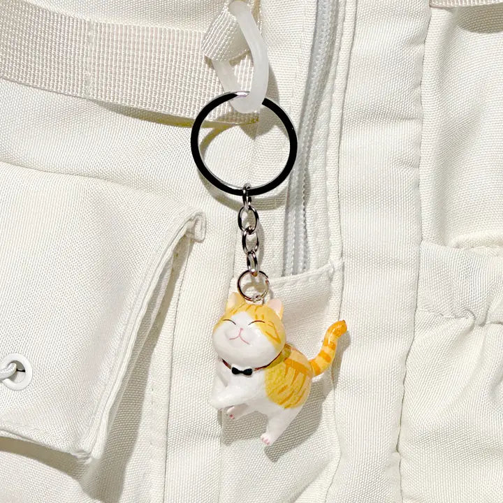 Best Friend Cat Figure Collectable Keyring Random Box - Luckyplanetusa