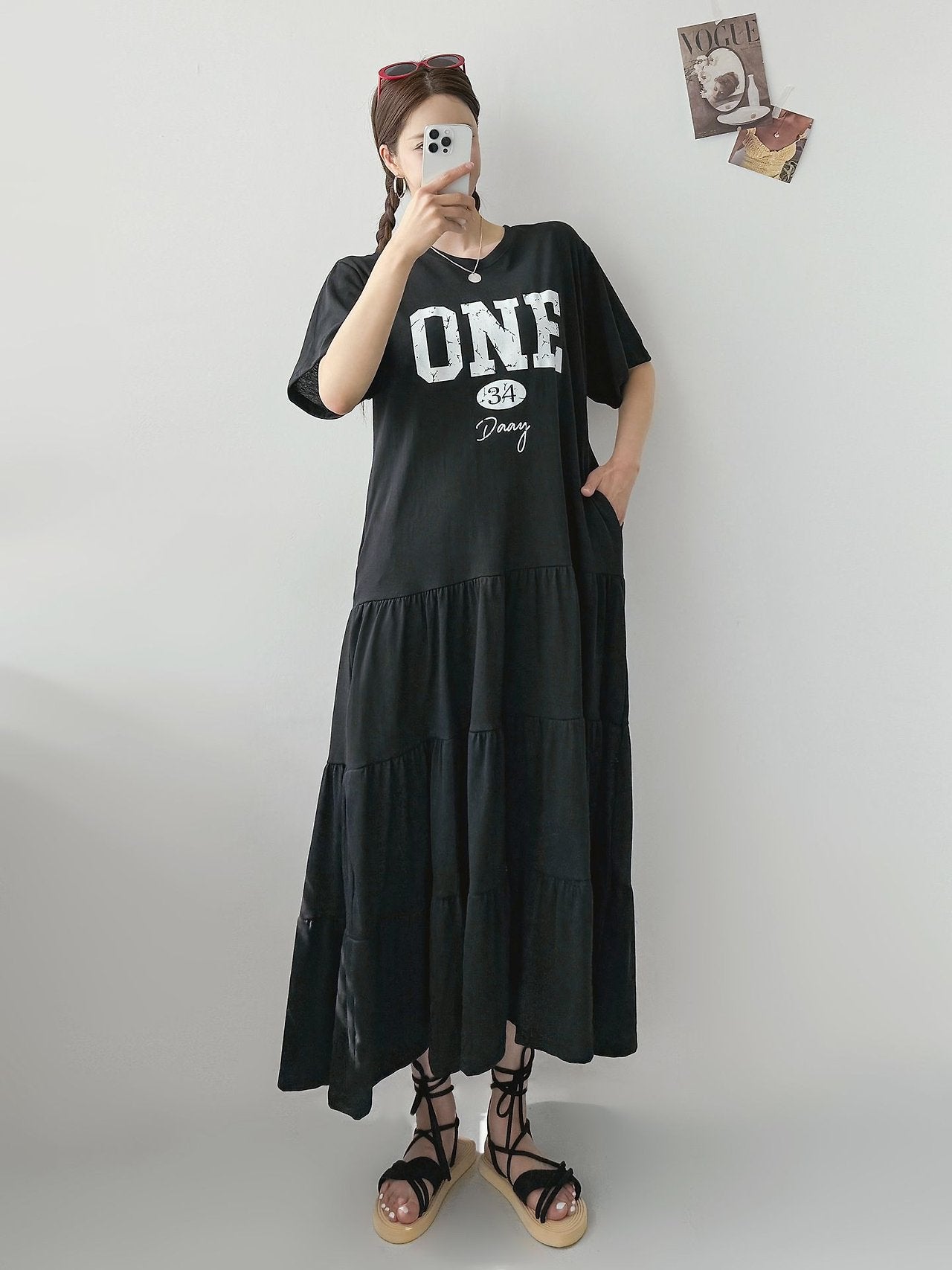 ONE 34 Days Cotton Tiered Maxi Dress - Luckyplanetusa