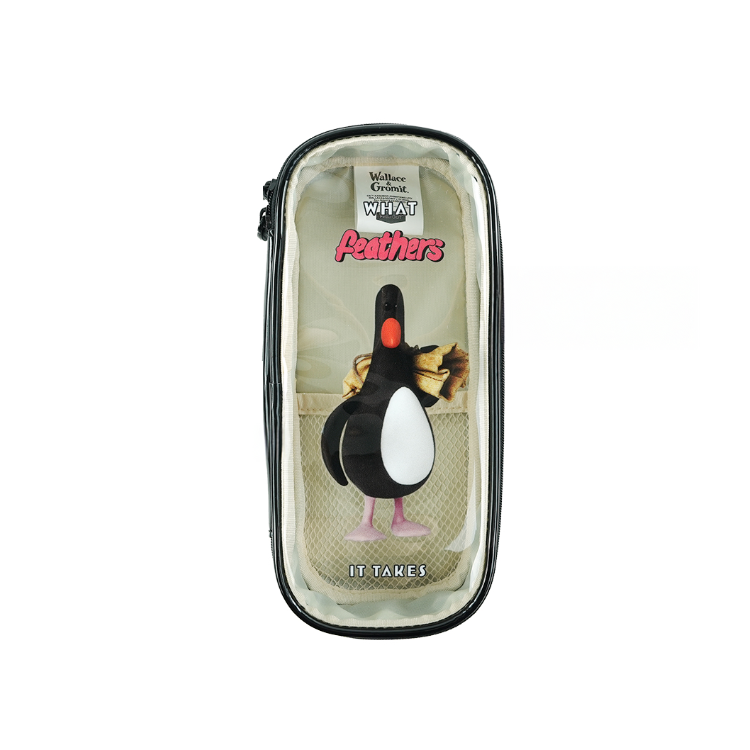 Wallace & Gromit Multi Zip PVC Pouch – Gromit / Feathers McGraw