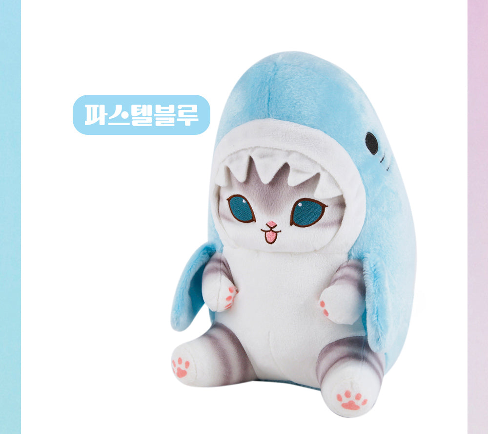Mofusand Shark Cat BIG Plush Doll 28cm Random Color