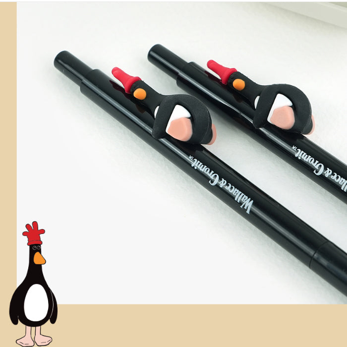 Wallace & Gromit Hug Pen – Gromit / Feathers McGraw