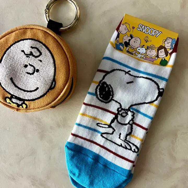 Peanuts Snoopy Charlie Brown ankle Socks/ Cotton Ultra Soft
