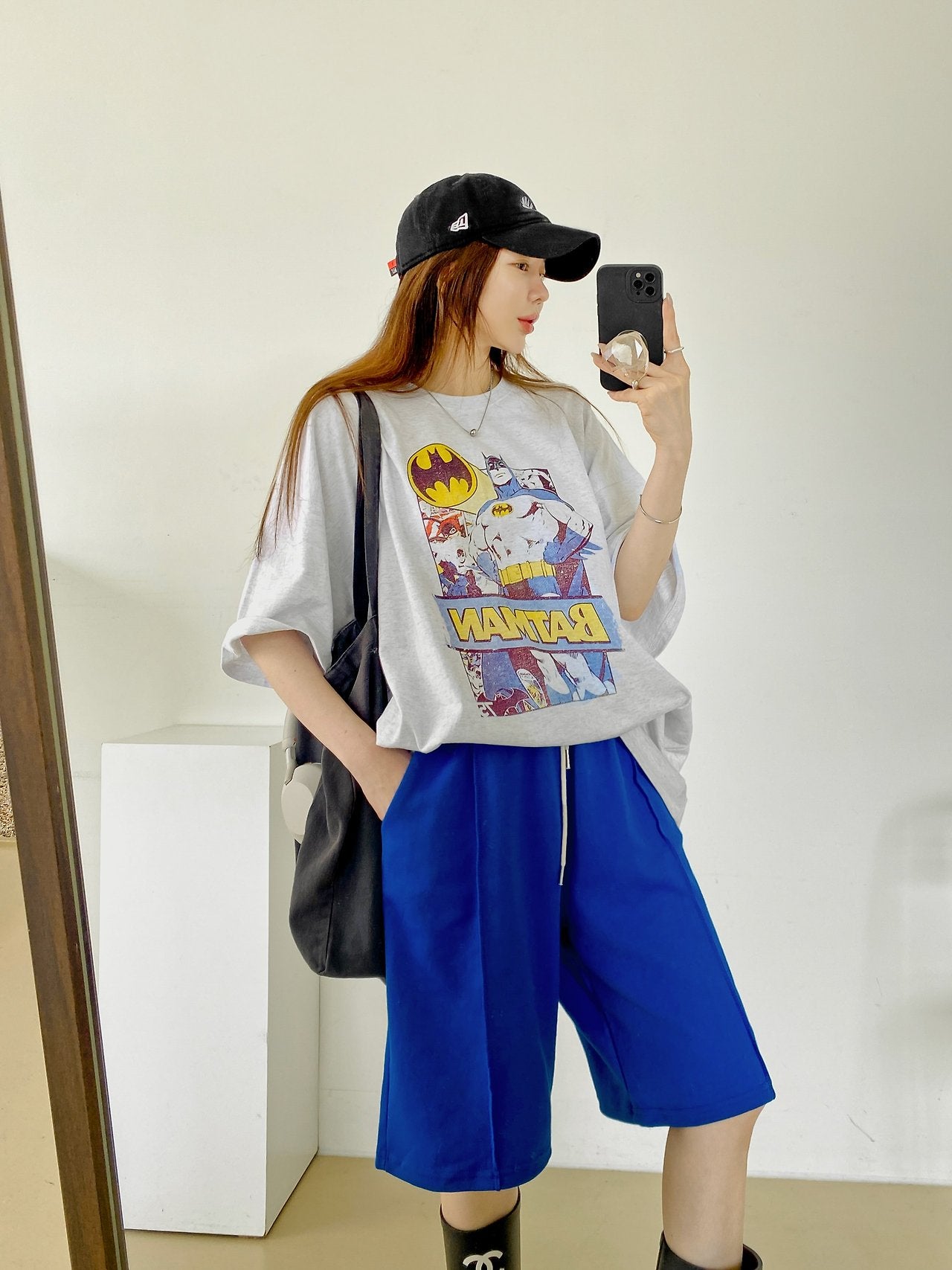Cloud Flow Cotton Bermuda Shorts - Luckyplanetusa