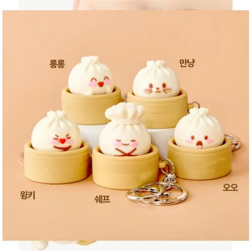 Dumpling Friends Clicker  Keychain – Viral Fidget Pop - Luckyplanetusa