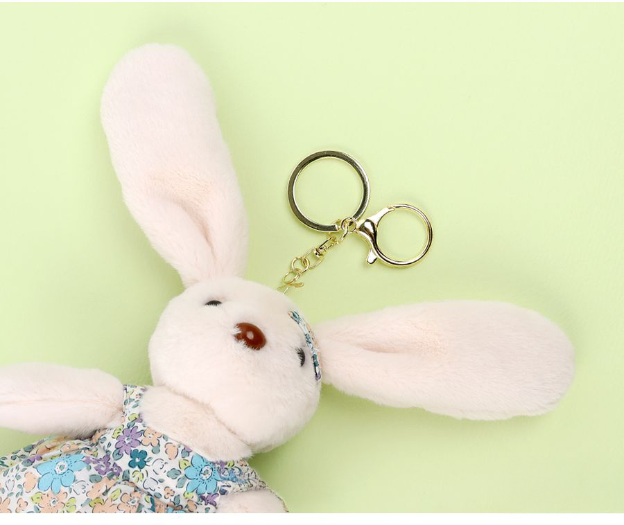 Onepiece Bunny Plush Doll Keyring (Random Color)
