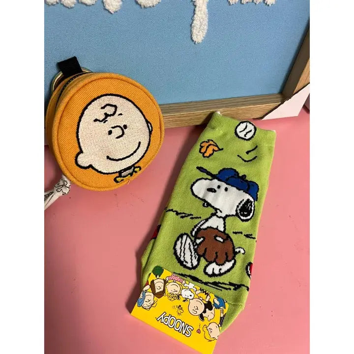 Peanuts Snoopy Charlie Brown ankle Socks/ Cotton Ultra Soft