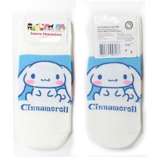 Sanrio No show sneakers Cotton Socks-Official Kuromi, Cinnamoroll, My melody, gudetama- Stretch Socks, School shoe socks