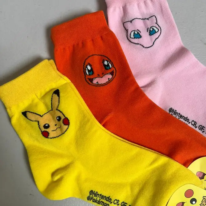 Pokémon Character Silky Cotton women Socks