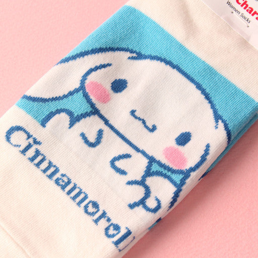 Sanrio No show sneakers Cotton Socks-Official Kuromi, Cinnamoroll, My melody, gudetama- Stretch Socks, School shoe socks