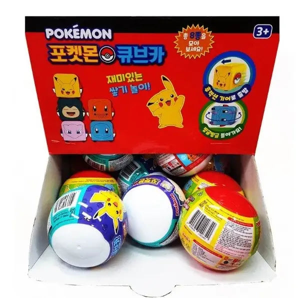 Pokémon Cube Pill back Car – Random Blind Capsule Toy