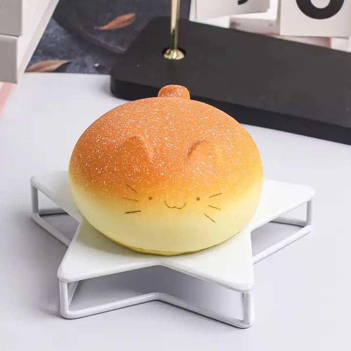 Cat Bread Squishy – Soft & Slow-Rebound Stress Toy
