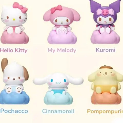 Sanrio Characters on the Cloud Theme Rndom Figure Box