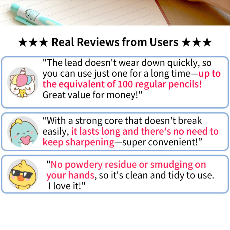 Lazy Star Mechanical Pencil Lead Set  v2 – HB, (Sharp-Type)