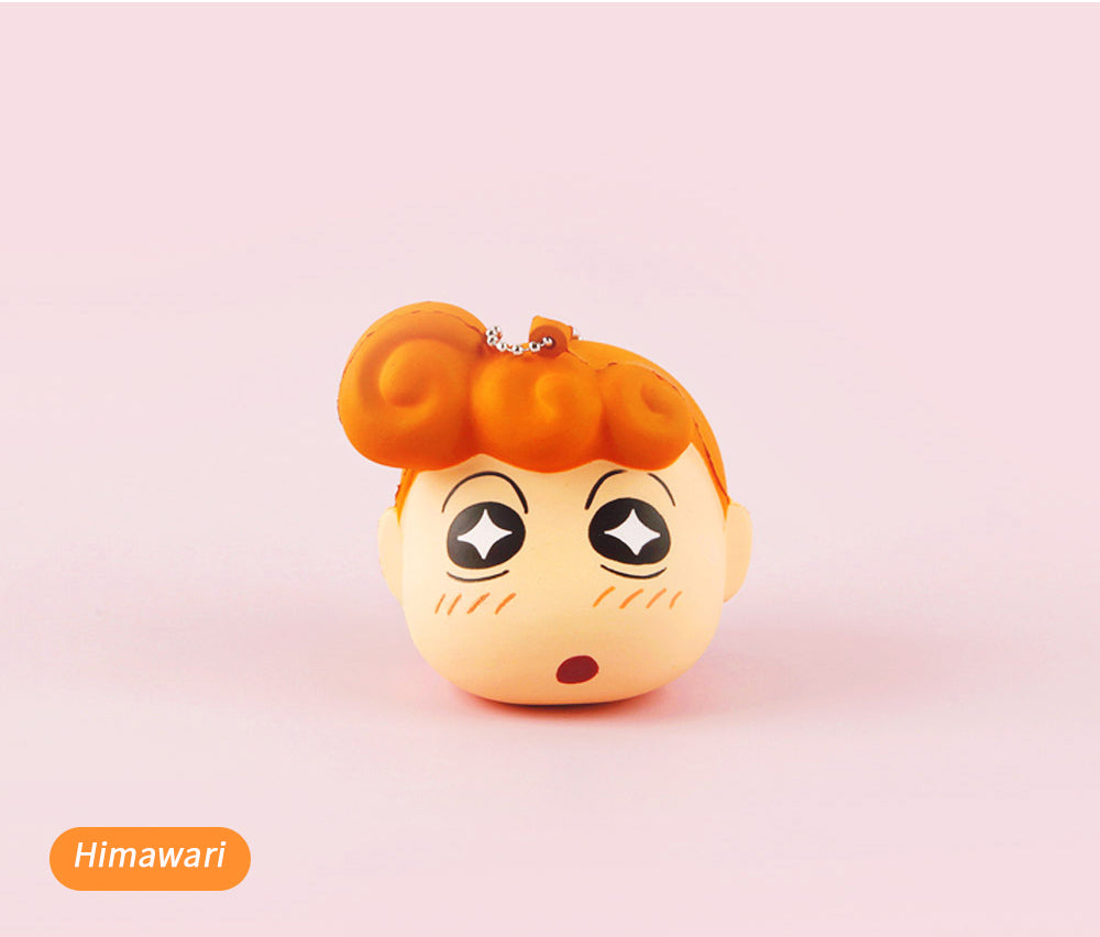 Crayon Shin-chan Squishy Face Keyring – 4 Characters random