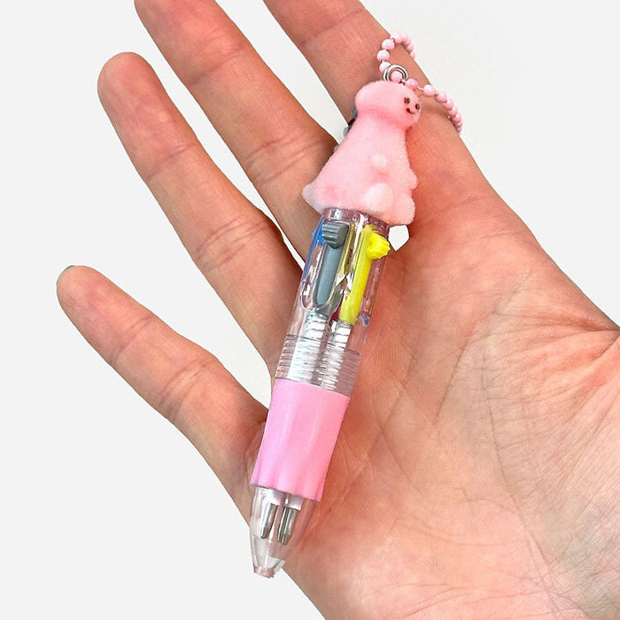 Fuzzy Draco Character Multi-Color Pen Keychain – 2 Colors